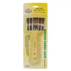 Royal & Langnickel Large Area Brush Set Camel Hair