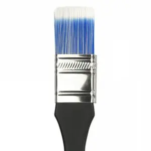 1" Dynasty Blue Ice Brush Flat