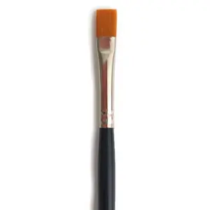 Flat Prime Art Golden Taklon Brush