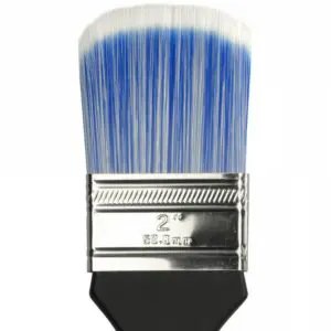 2" Dynasty Blue Ice Brush Oval