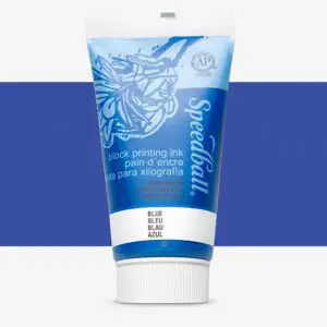 Blue Speedball Water Soluble Block Ink 37ml