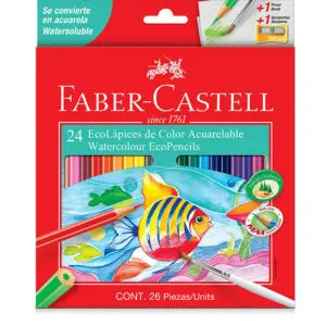 Set of 24 Faber Castell Watercolour EcoPencils