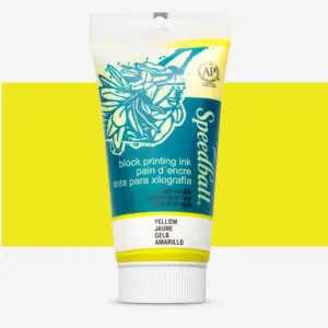 Yellow Speedball Water Soluble Block Ink 37ml