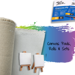 Canvas Pads, Rolls and Sets