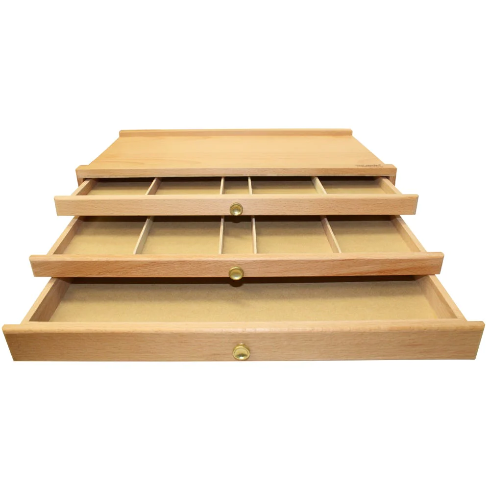 Mont Marte Pastel Box Front view with drawers open Mont Marte Pastel Box Front view with drawers open