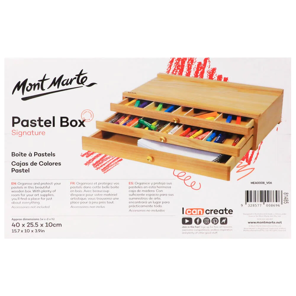Mont Marte Pastel Box Packaging Mont Marte Pastel Box Packaging