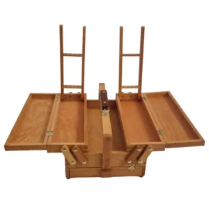 Prime Art Multi Layered Art Box with Drawers Open