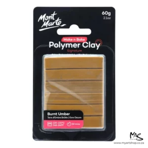 Burnt Umber Mont Marte Polymer Clay