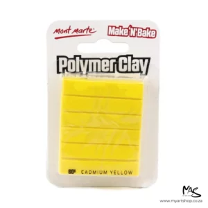 Cadmium Yellow Mont Marte Polymer Clay
