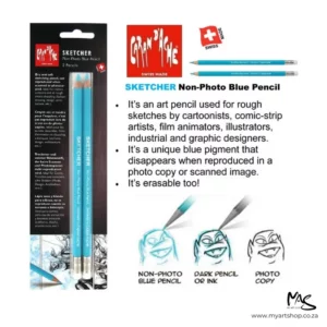 Caran d'Ache Sketcher Non-Photo Blue Pencil Pack