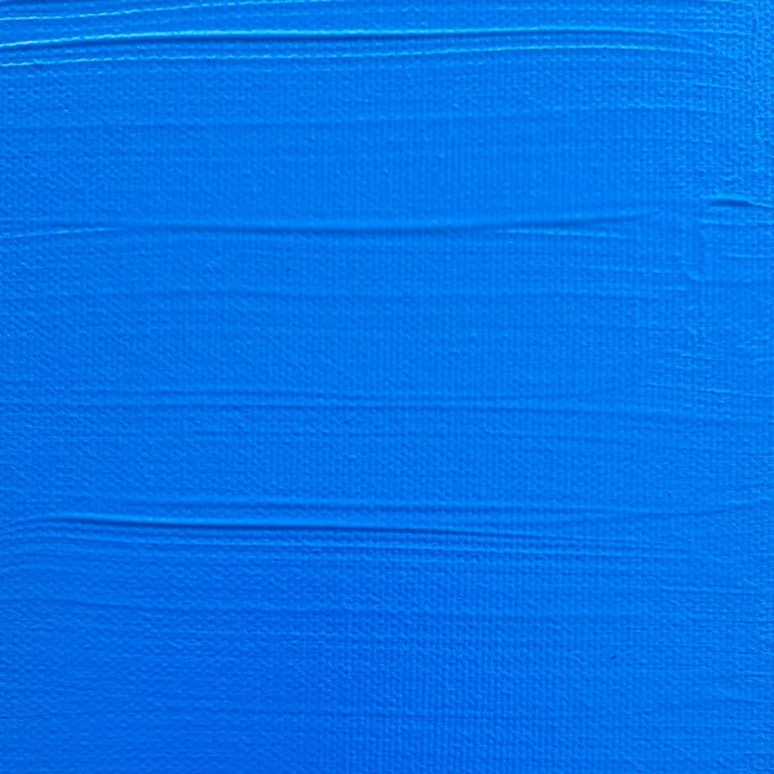 cerulean-blue-prime-art-iris-acrylic-paint-swatch The entire block is filled with a Cerulean Prime Art Iris Acrylic Paint Swatch. You can see the brushstrokes in the paint.