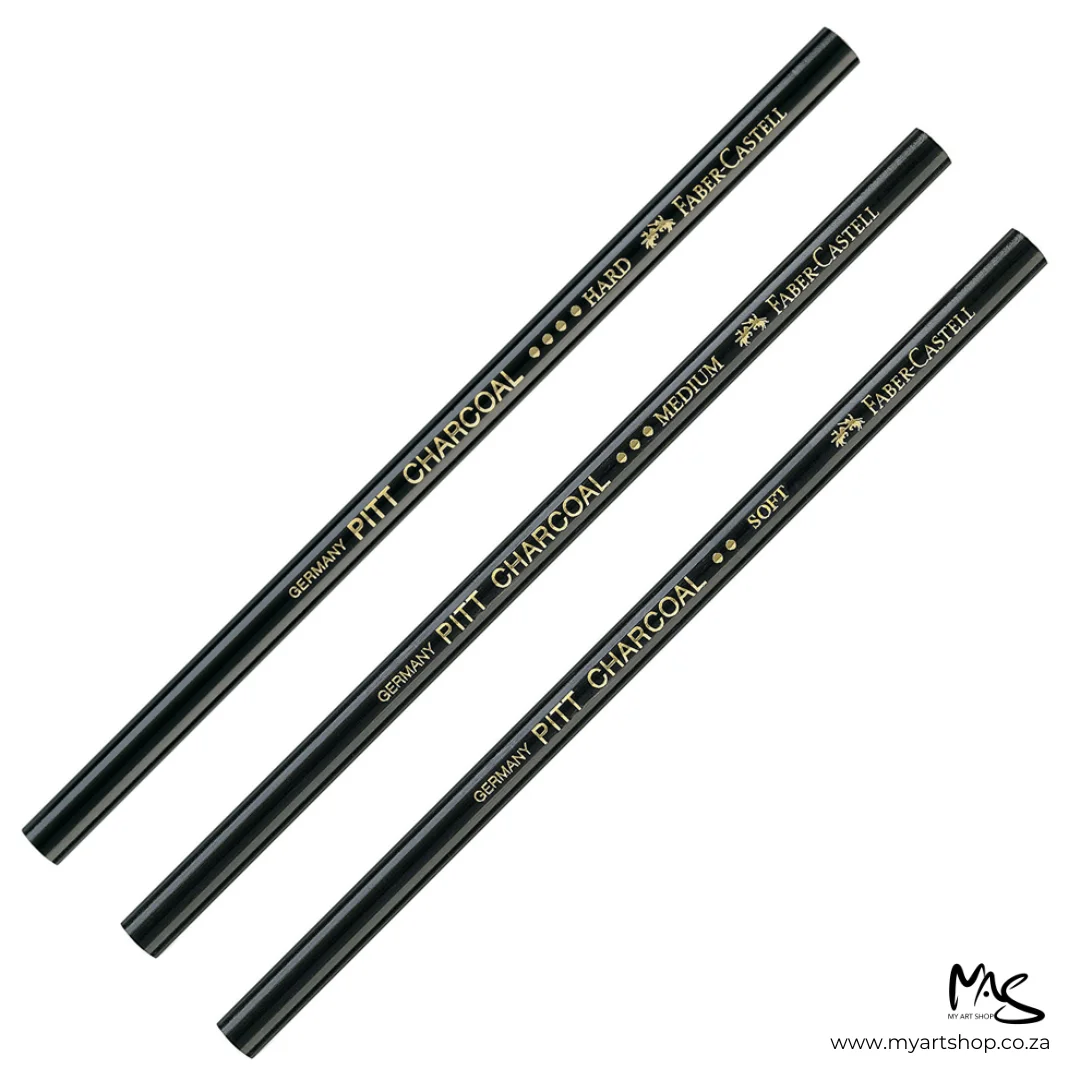 faber-castell-pitt-natural-charcoal-pencils-01 Soft Black Faber Castell Pitt Natural Charcoal Pencil