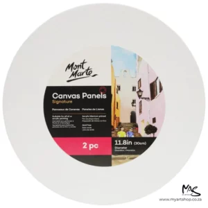 Mont Marte Round Canvas Panel