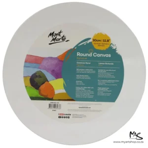 Mont Marte Round Stretched Canvas 30cm