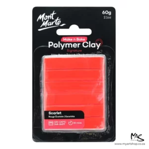 Scarlet Mont Marte Polymer Clay