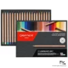 Set of 20 Caran D'Ache Luminance 6901 Coloured Pencils