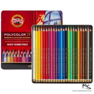 Set of 24 Koh-I-Noor Polycolor Pencils