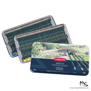 Set of 72 Derwent Artist Pencils