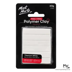 Titanium White Mont Marte Polymer Clay