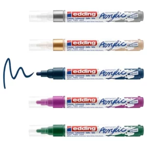 Edding Acrylic Marker Set Metallics Loose Markers
