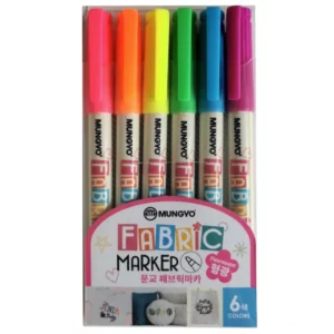 Mungyo Fabric Marker Fluorescent Set