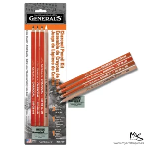 Charcoal Pencil and Eraser Kit - General Pencil Co. Inc.