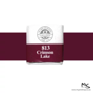 Crimson Lake Mungyo Professional Watercolour Half Pan