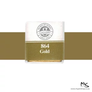 Gold Mungyo Professional Watercolour Half Pan