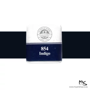 Indigo Mungyo Professional Watercolour Half Pan