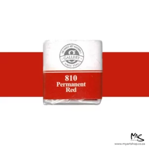 Permanent Red Mungyo Professional Watercolour Half Pan