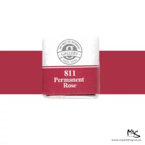 Permanent Rose Mungyo Professional Watercolour Half Pan