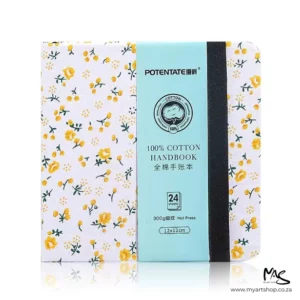 Potentate Watercolour Square Handbook Hot Press Flower Cover