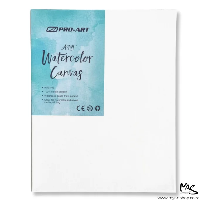 24cm x 30cm Pro Art Watercolour Canvas
