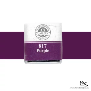Purple Mungyo Professional Watercolour Half Pan