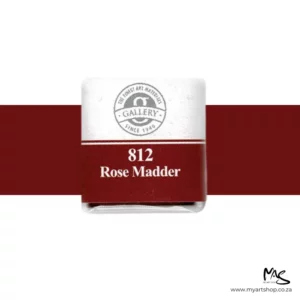 Rose Madder Mungyo Professional Watercolour Half Pan