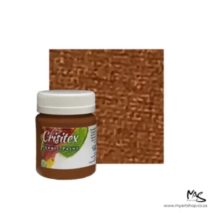 Bronze Crisitex Metallic Fabric Paint 120ml