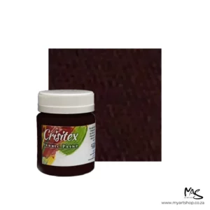Brown Crisitex Fabric Paint 120ml