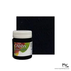 Charcoal Crisitex Fabric Paint 120ml
