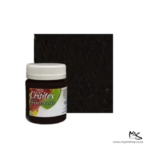 Dark Brown Crisitex Fabric Paint 120ml