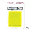 Fluoro Yellow Mont Marte Polymer Clay