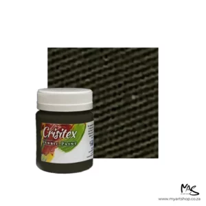 Khaki Crisitex Fabric Paint 120ml