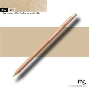 Raw Umber 10% Caran D'Ache Luminance 6901 Colour Pencil