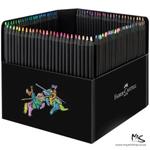 Set of 100 Faber Castell BLACK Edition Colour Pencils