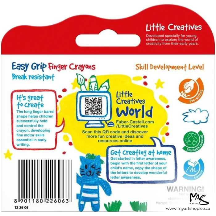 faber-castell-little-creatives-easy-grip-finger-crayons-set-02 Faber Castell Little Creatives Easy Grip Finger Crayons Set