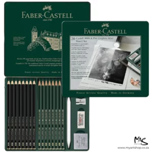 Faber Castell Pitt Graphite Matt and Castell 9000 Set