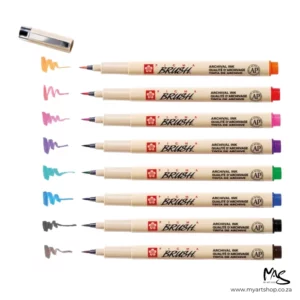 Colour Pigma Micron Brush Set of 8