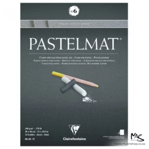 Clairefontaine Pastelmat Pad No 6 Anthracite