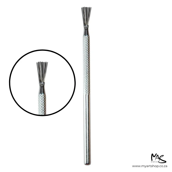 Metal Handle Dala Sculpture Wire Brush