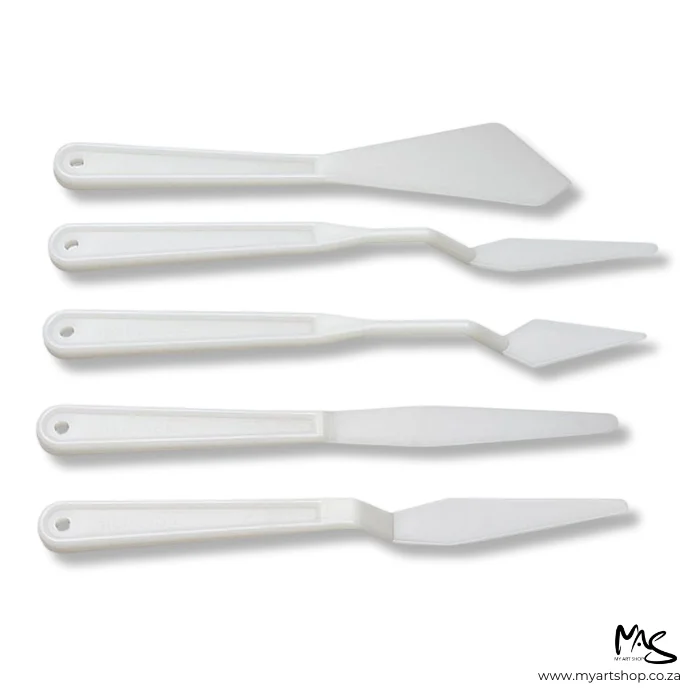plastic-palette-knife-set-5-piece-02 Plastic Palette Knife Set 5 Piece