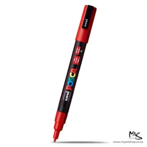 Red Posca Marker Fine Tip 3M